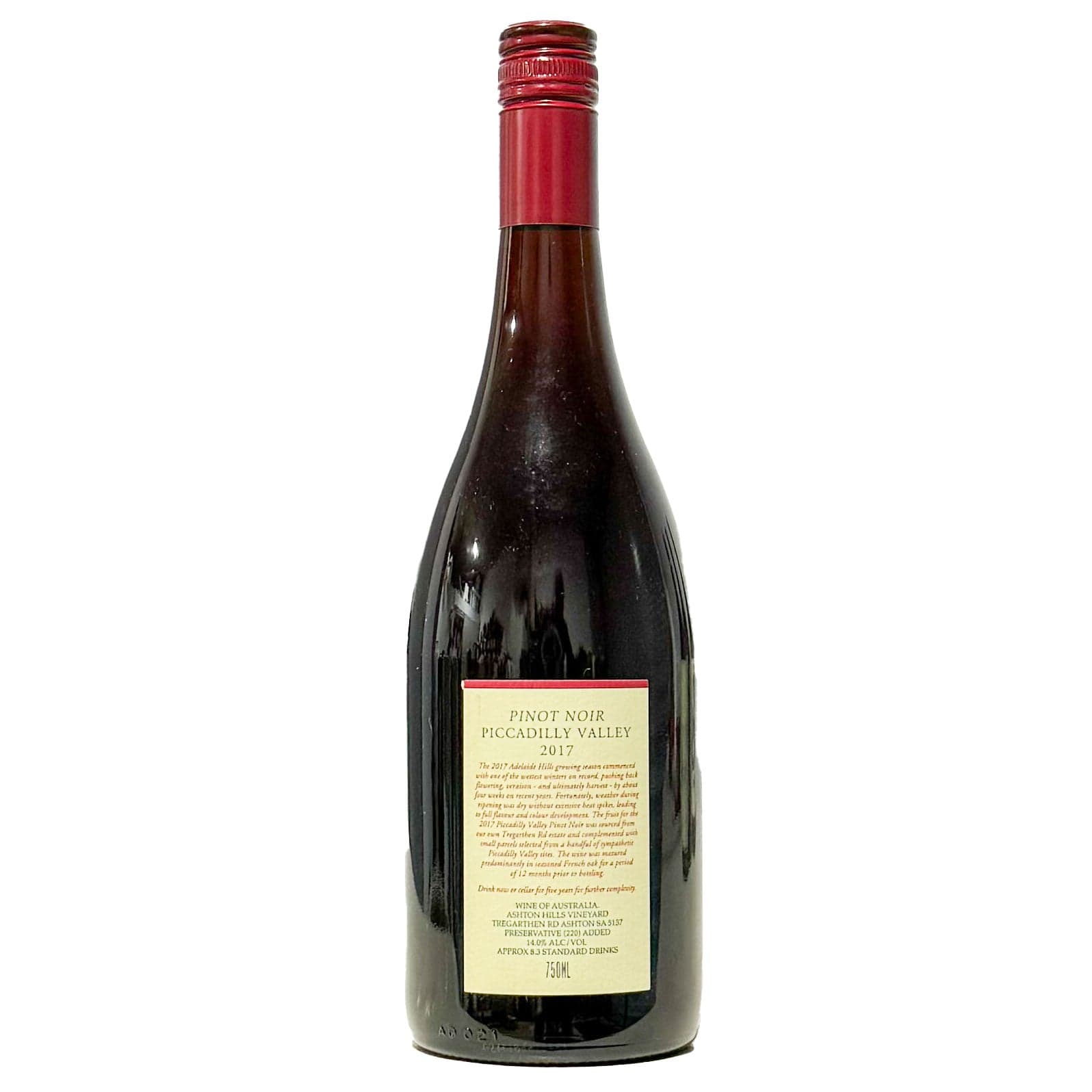 Ashton Hills Estate Pinot Noir Ashton Hills Piccadilly Valley Pinot Noir 2017