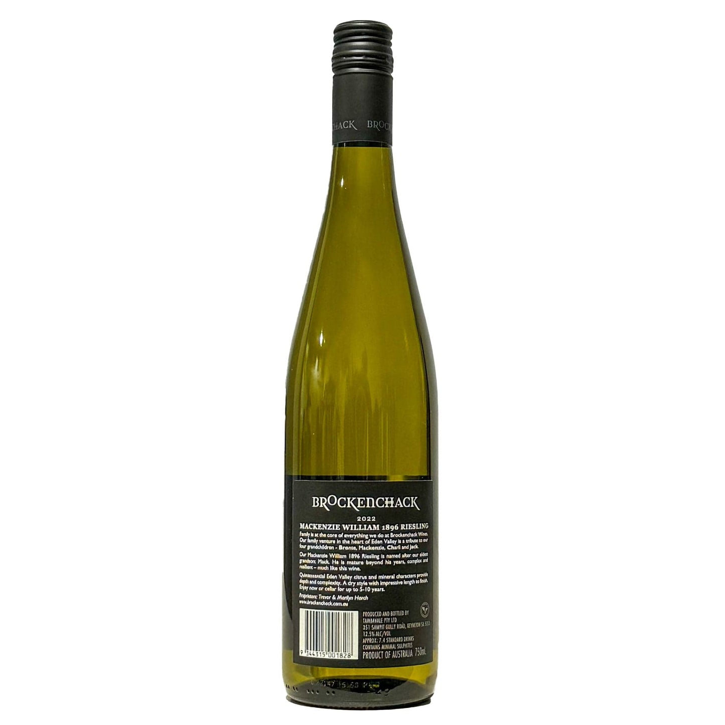 Brockenchack Wines Riesling Brockenchack Mackenzie William 1896 Riesling