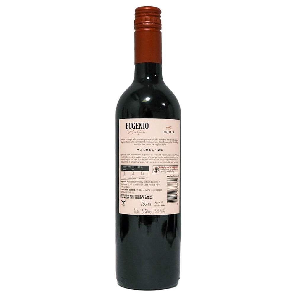 Cape Jaffa Cabernet Franc Eugenio Bustos La Celia Malbec