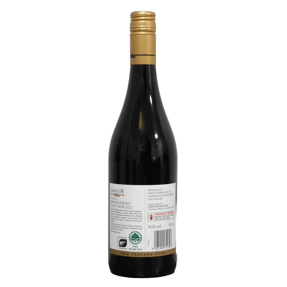Carrick Pinot Noir Carrick Bannockburn Pinot Noir