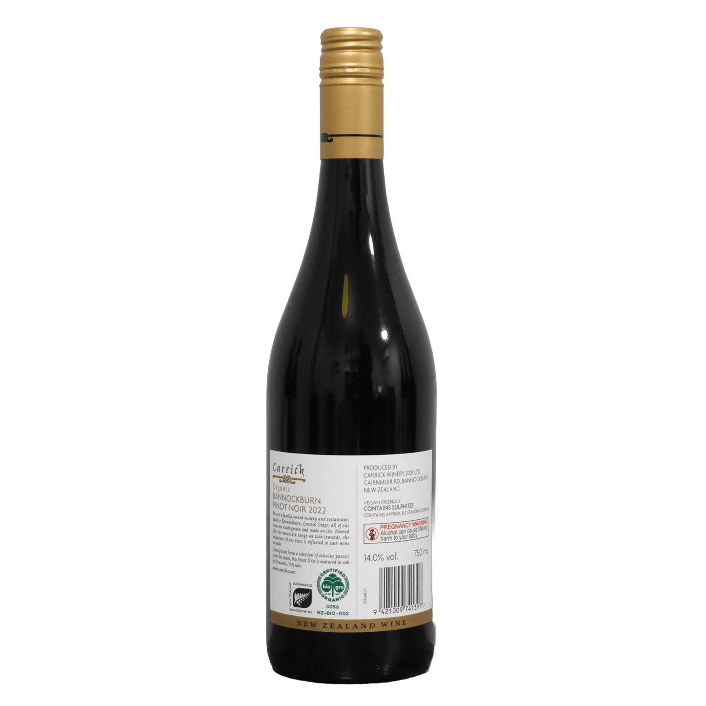 Carrick Pinot Noir Carrick Bannockburn Pinot Noir