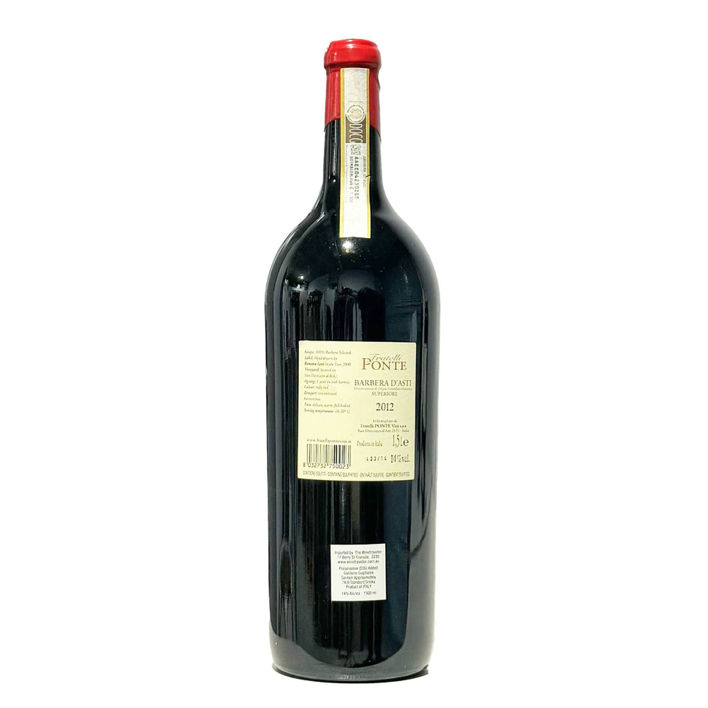 Fratelli Ponte Barberra Fratelli Ponte Barbera D’Asti Superior - magnum