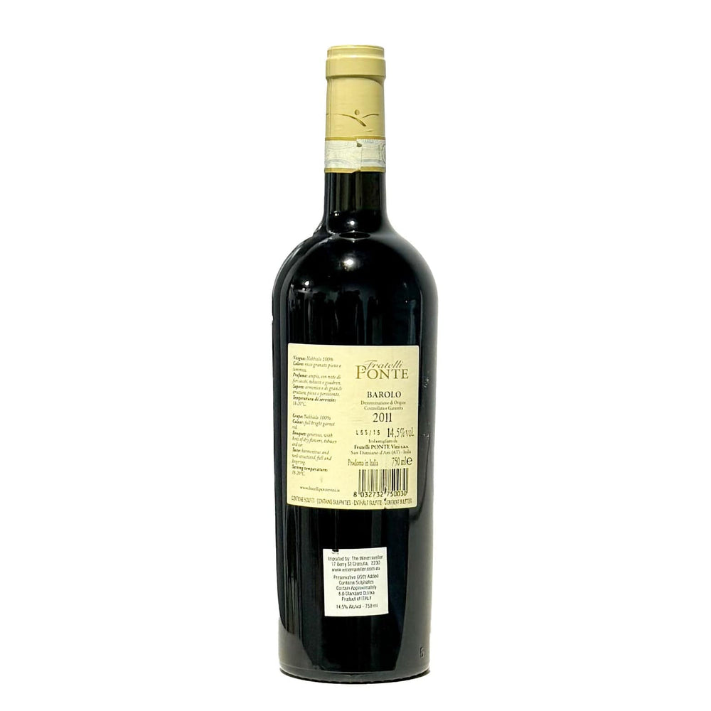 Fratelli Ponte Barolo Fratelli Ponté Barolo 2011