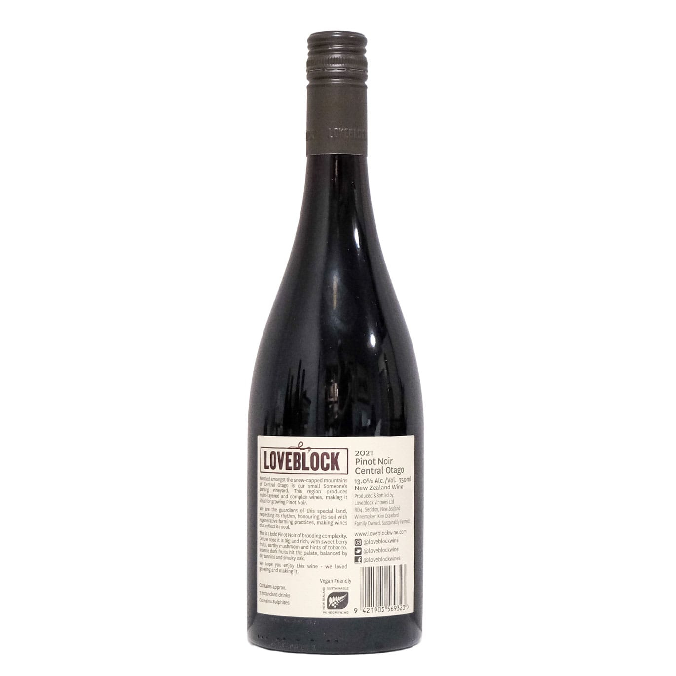 Loveblock Wine Pinot Noir Loveblock Central Otago Pinot Noir