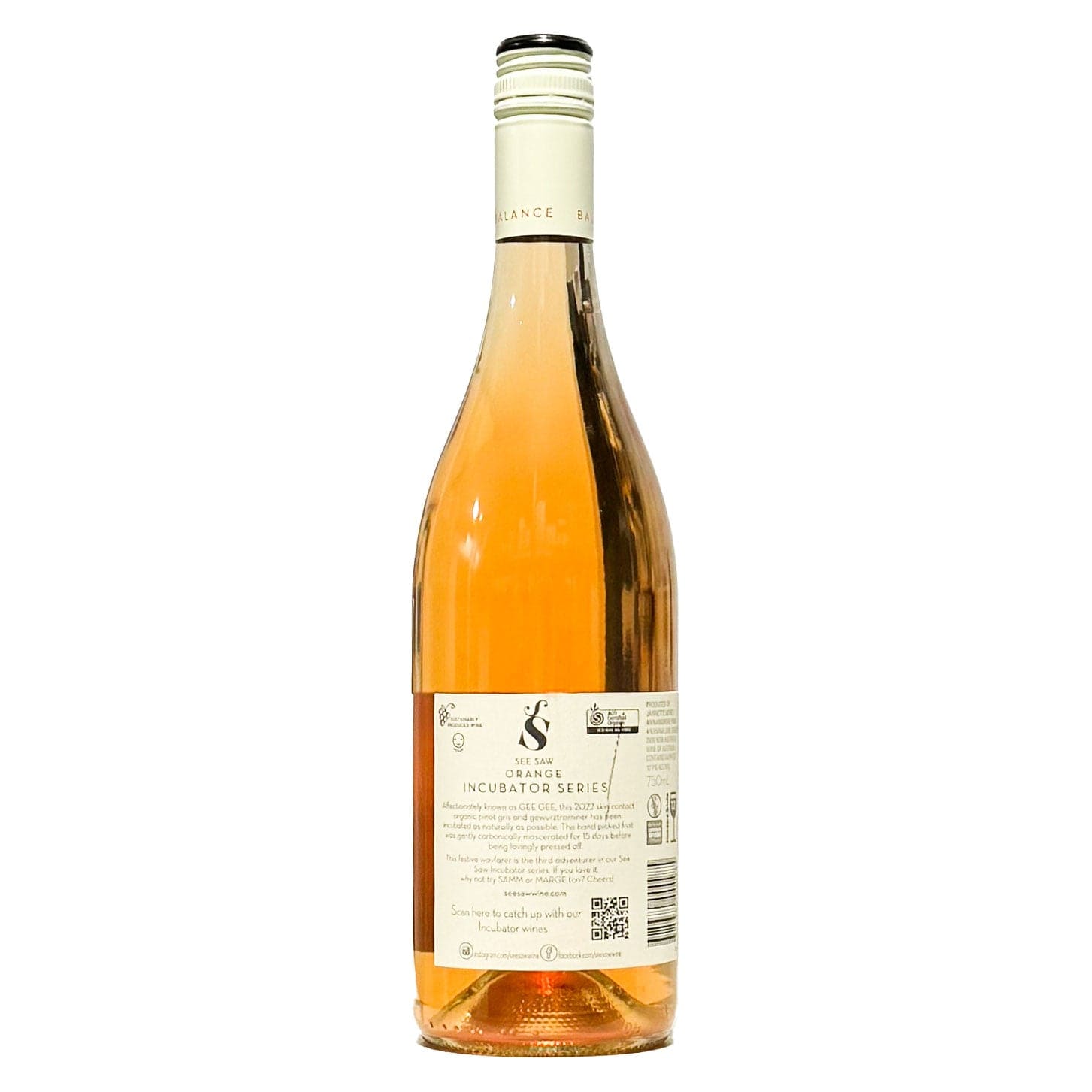 See Saw Wines Orange See Saw - Gee Gee