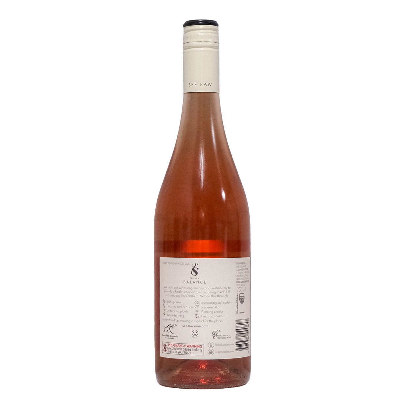See Saw Wines Rosé See Saw Balance Rosé