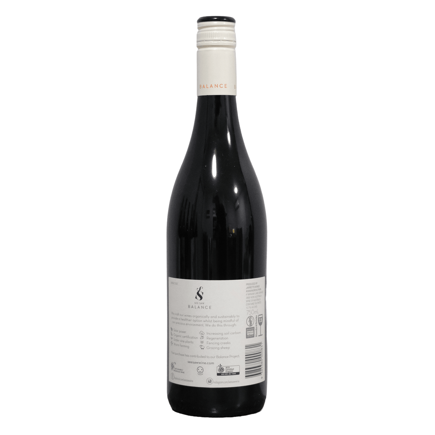 See Saw Wines Shiraz See Saw Balance Shiraz