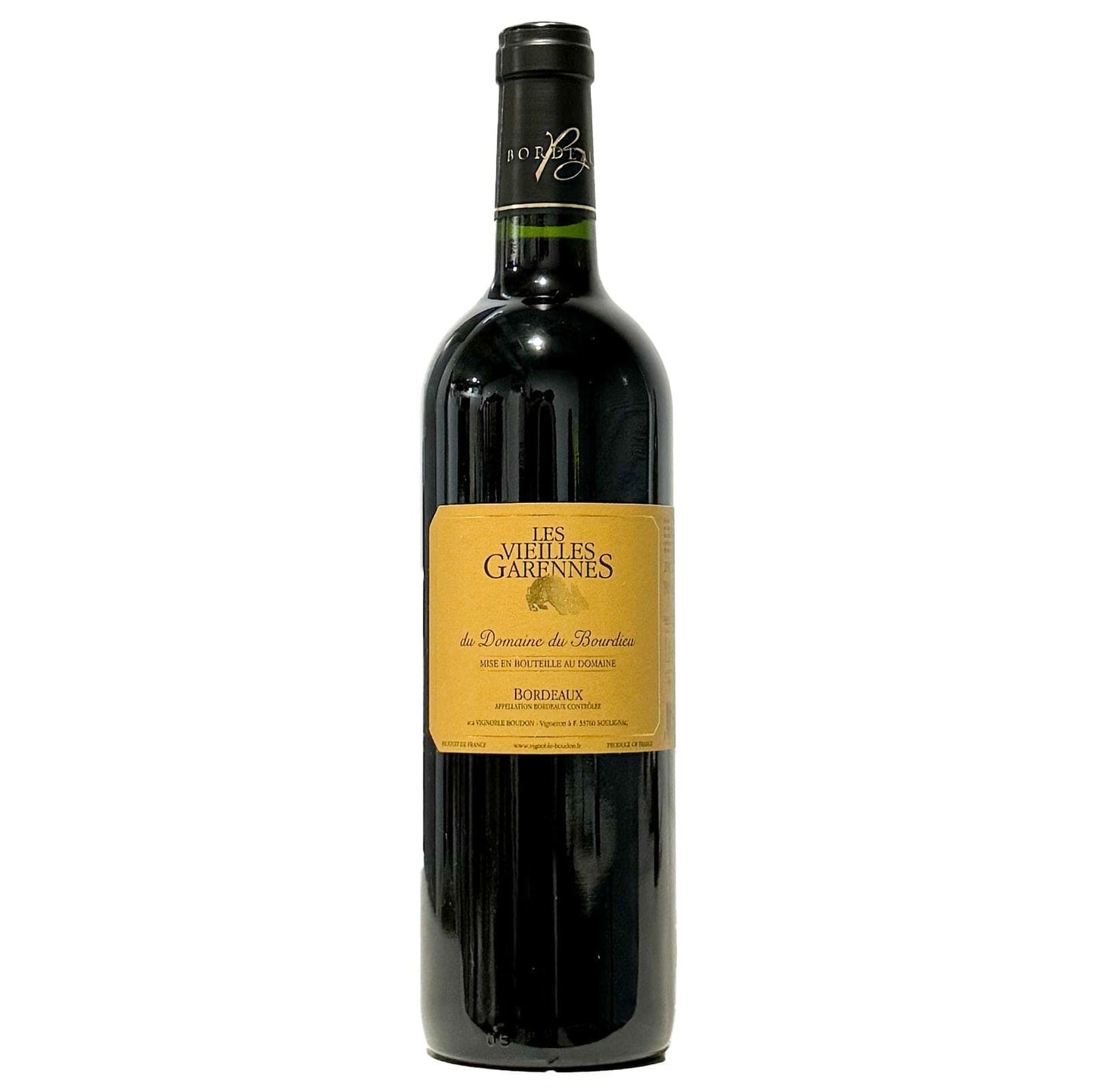 Vignoble Boudon Bordeaux Vignoble Boudon 'Les Vielles Garennes' Bordeaux 2018
